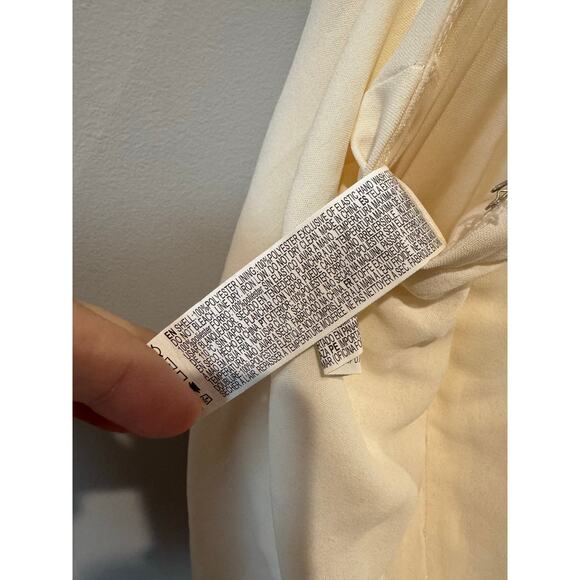 Forever 21 Off White Open Back Midi Dress Size M - Picture 4 of 4